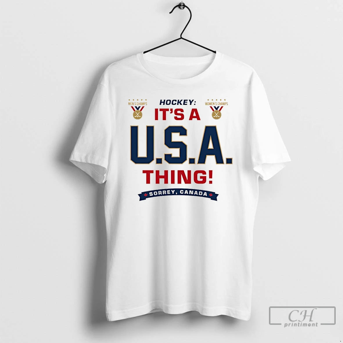 Classic Hockey Mens And Womens Champs Its A Usa Thing Sorrey Canada T Shirts Sweater Hoodie, Sweatshirt | HypeDripTees.com