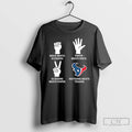 Classic Houston Texans Nothing Beats Rock Beats Scissors Paper Beats Rock Scissors Beats Paper