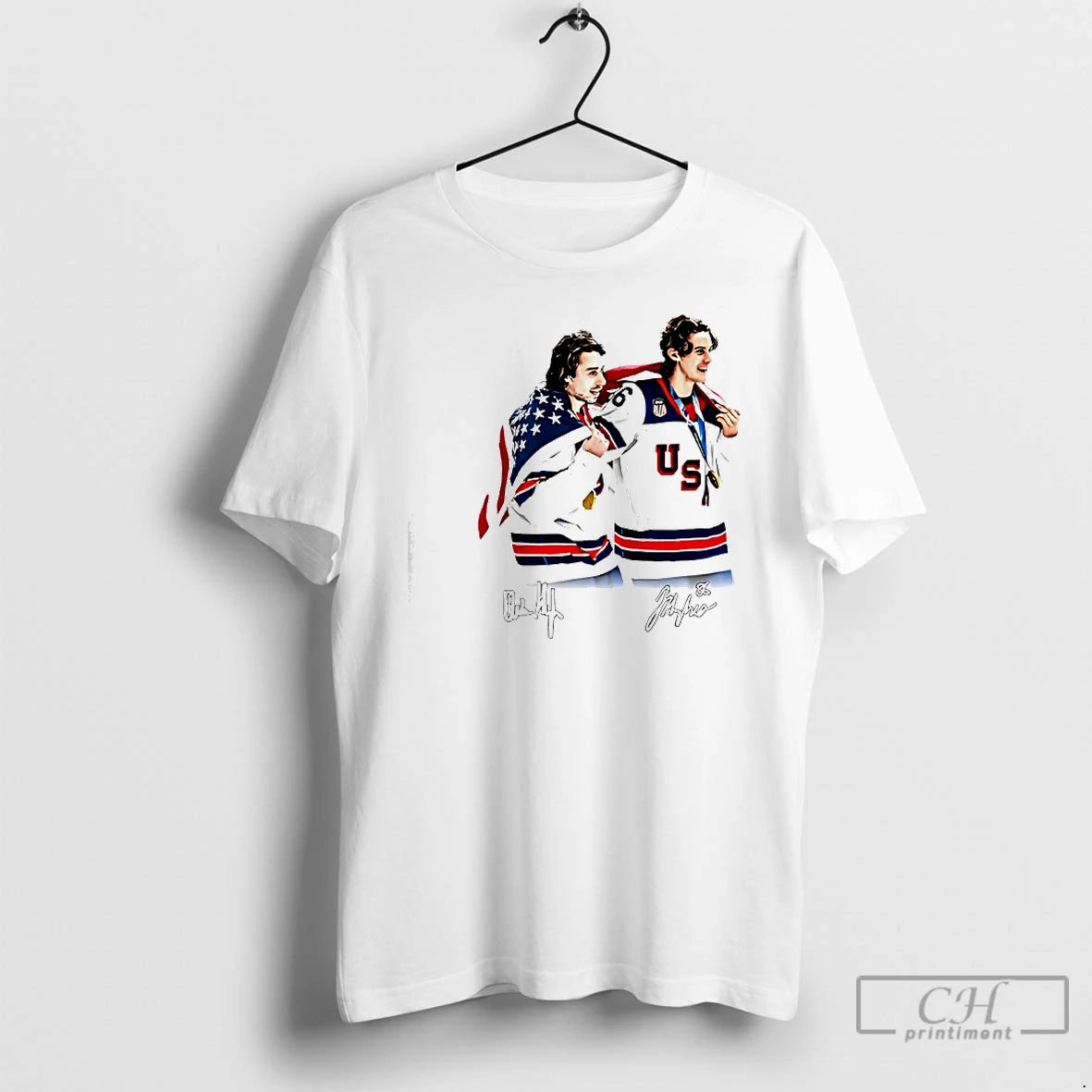 Classic Hughes Brotherhood Team Usa Hockey Signatures T-Shirts, Hoodie, Sweatshirt | HypeDripTees.com