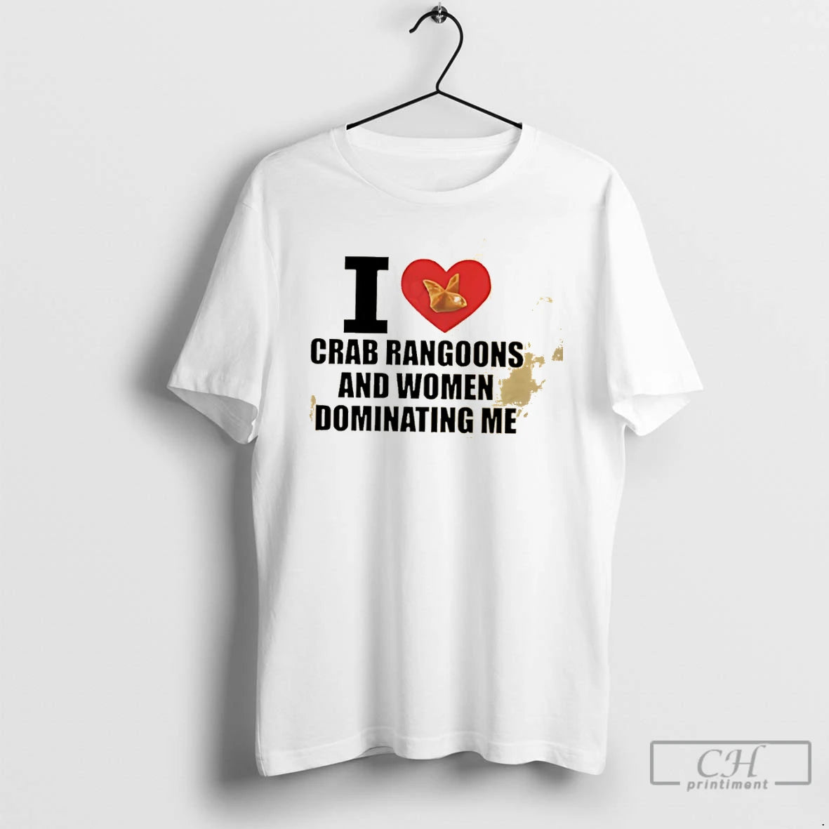 Classic I Heart Crab Rangoons And Women Dominating Me Ironic Meme Graphic T Shirts Sweater