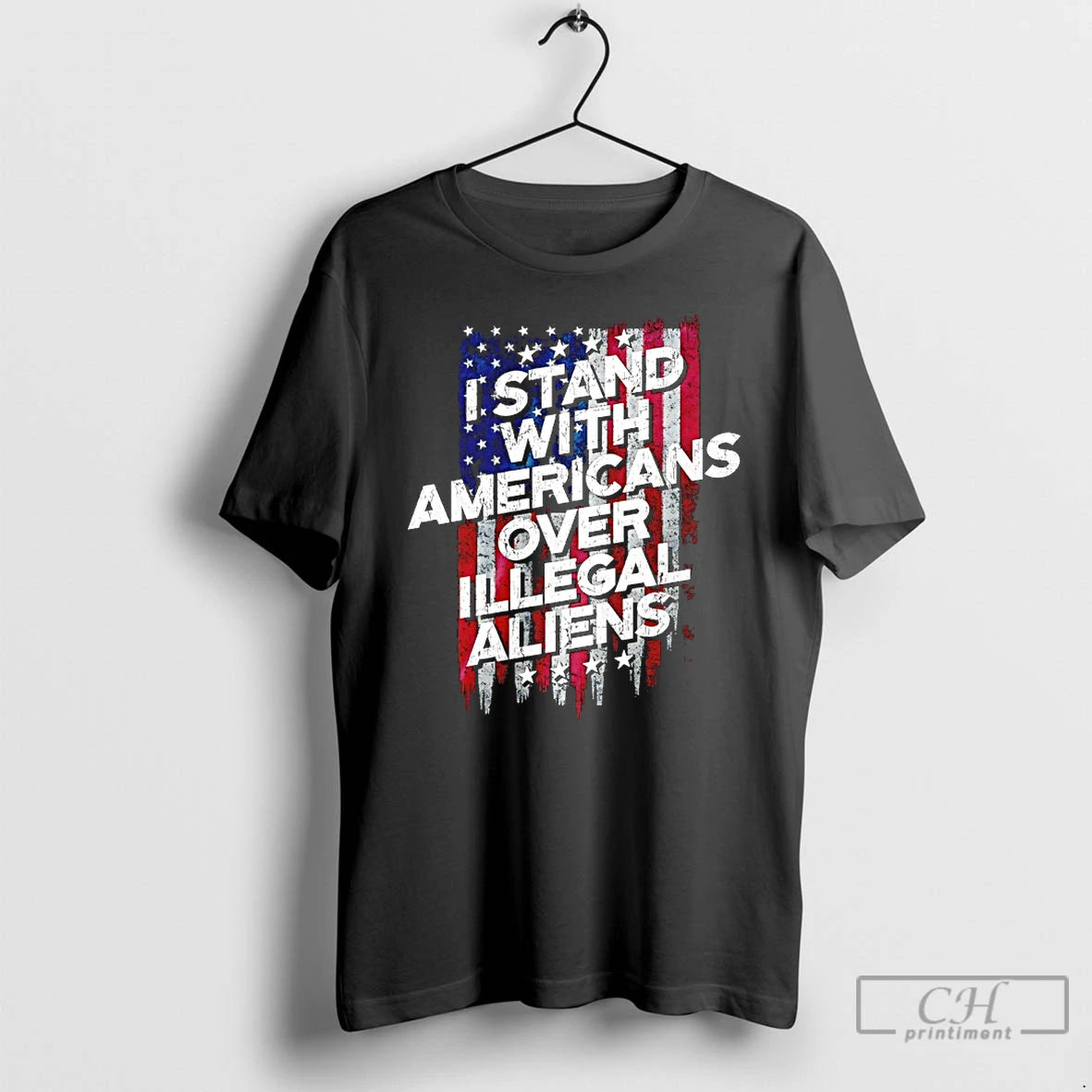Classic I Stand With Americans Over Illegal Aliens Vintage
