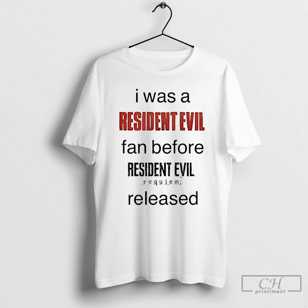 Classic I Was A Resident Evil Fan Before Resident Evil Requiem T-Shirts, Hoodie, Sweatshirt | HypeDripTees.com