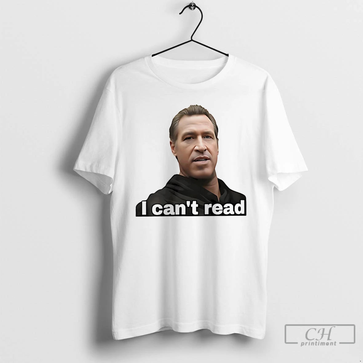 Classic I Cant Read Newsom Parody T-Shirts, Hoodie, Sweatshirt | HypeDripTees.com