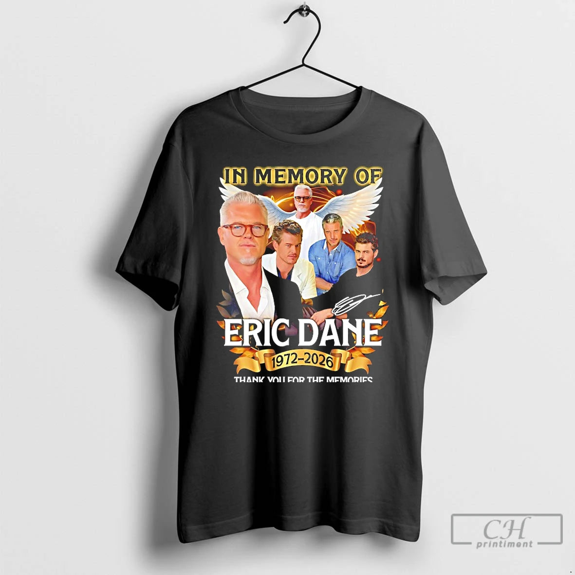 Classic In Memory Of Eric Dane 1972 2026 Thank You For The Memories T Shirts Hoodie, Sweatshirt | HypeDripTees.com