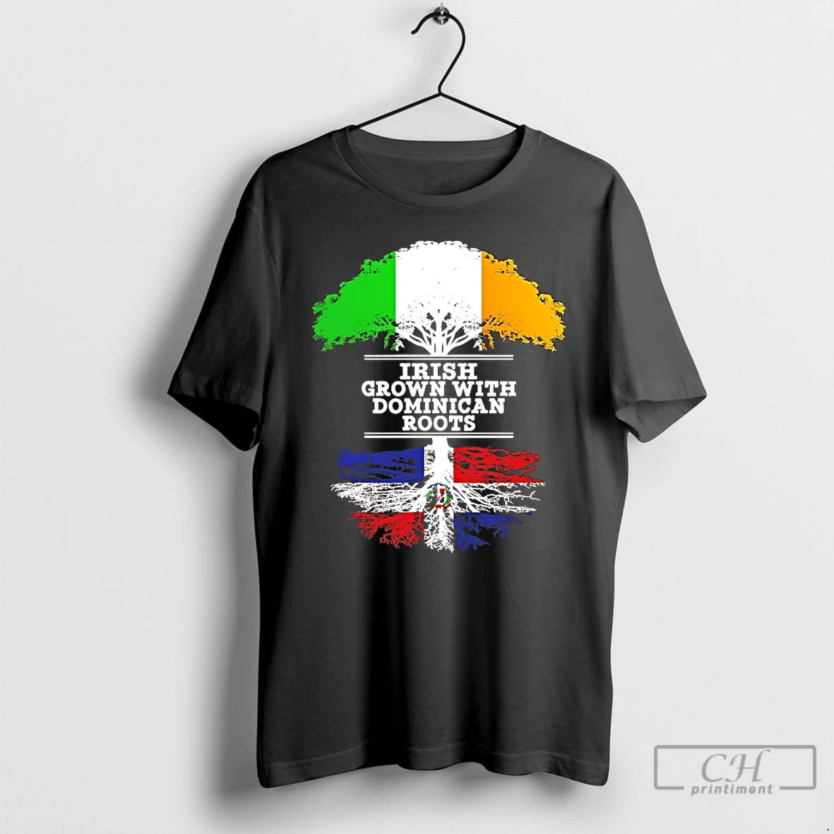 Classic Irish Grown With Dominican Roots T-Shirts, Hoodie, Sweatshirt | HypeDripTees.com