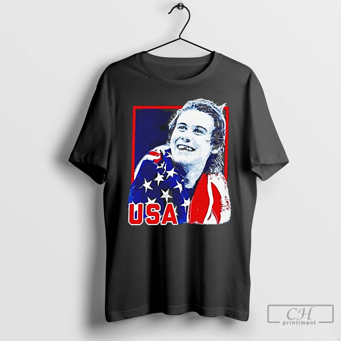 Classic Jack Hughes Blood Sweat And Teeth For The Gold Usa Hockey American Flag Olympic T-Shirts, Hoodie, Sweatshirt
