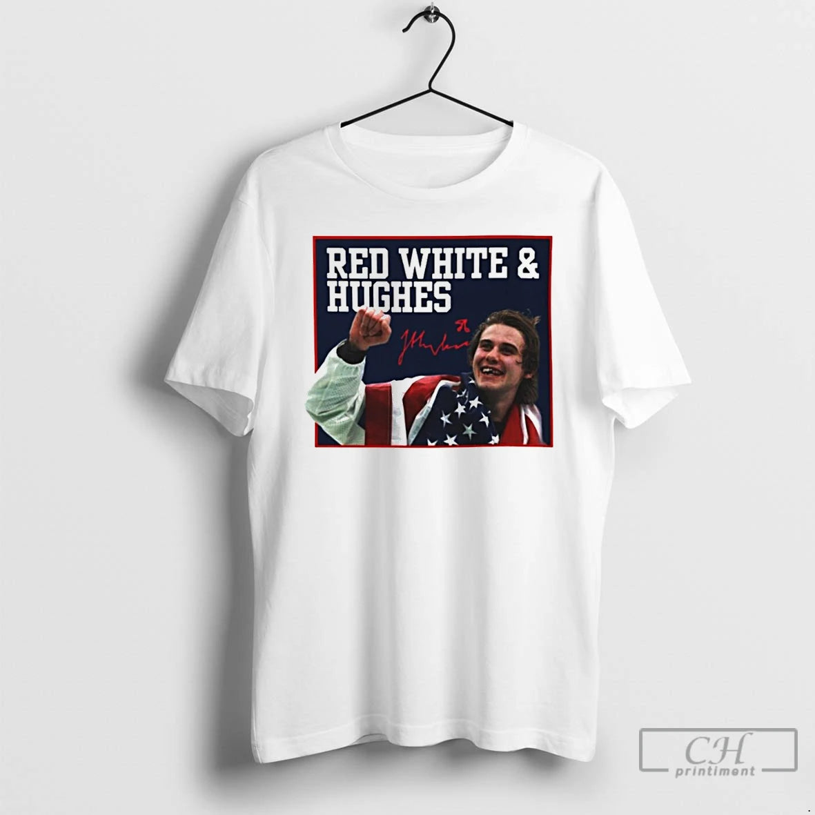 Classic Jack Hughes Bloody Blood Sweat And Teeth Red White Hughes T-Shirts, Hoodie, Sweatshirt | HypeDripTees.com