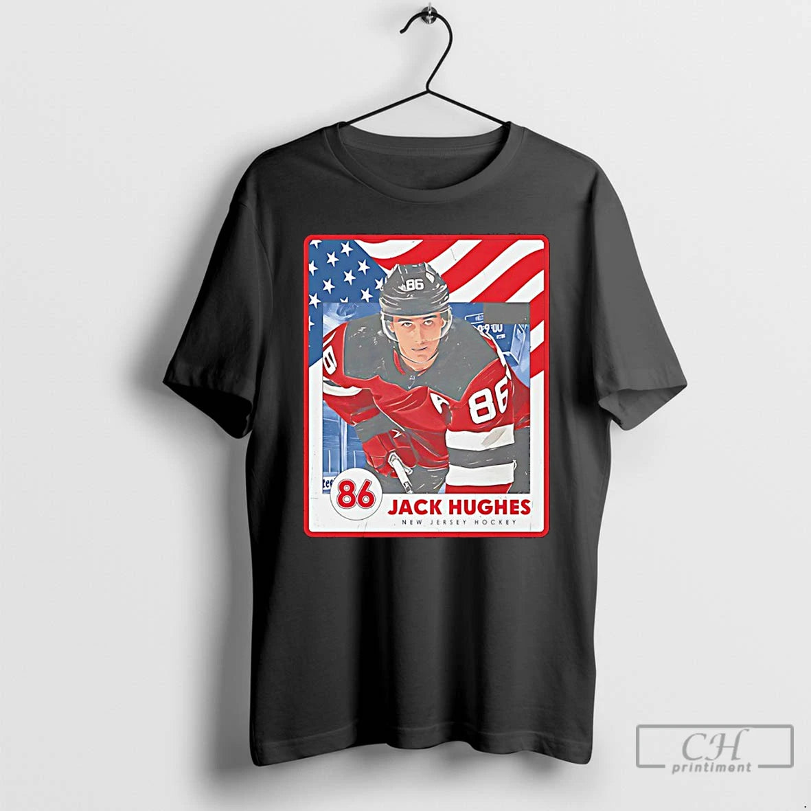 Classic Jack Hughes New Jersey Devils Hockey Usa Card Graphic T-Shirts, Hoodie, Sweatshirt | HypeDripTees.com