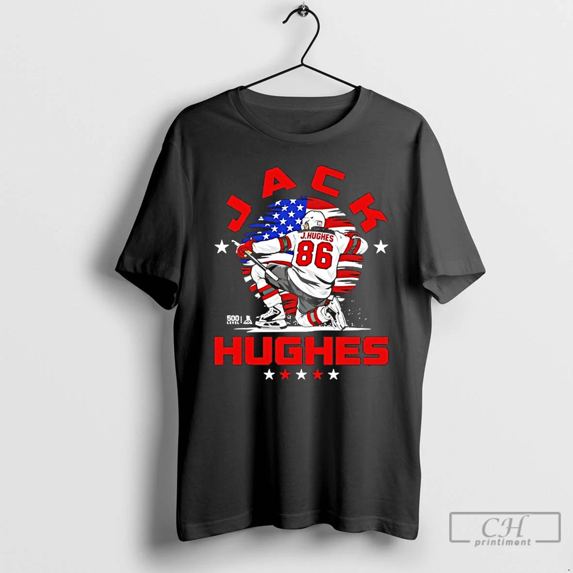 Classic Jack Hughes New Jersey Usa Flag Celebration 2026 T-Shirts, Hoodie, Sweatshirt | HypeDripTees.com