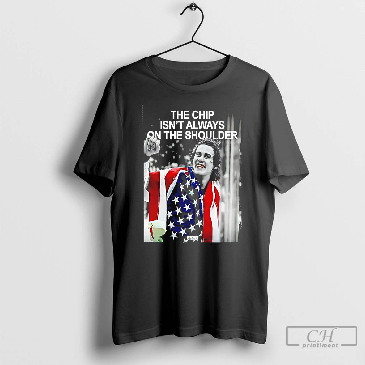Classic Jack Hughes Teeth Gold Champion Olympics Winter 2026 The Chip Isnt Always On The T-Shirts, Hoodie, Sweatshirt