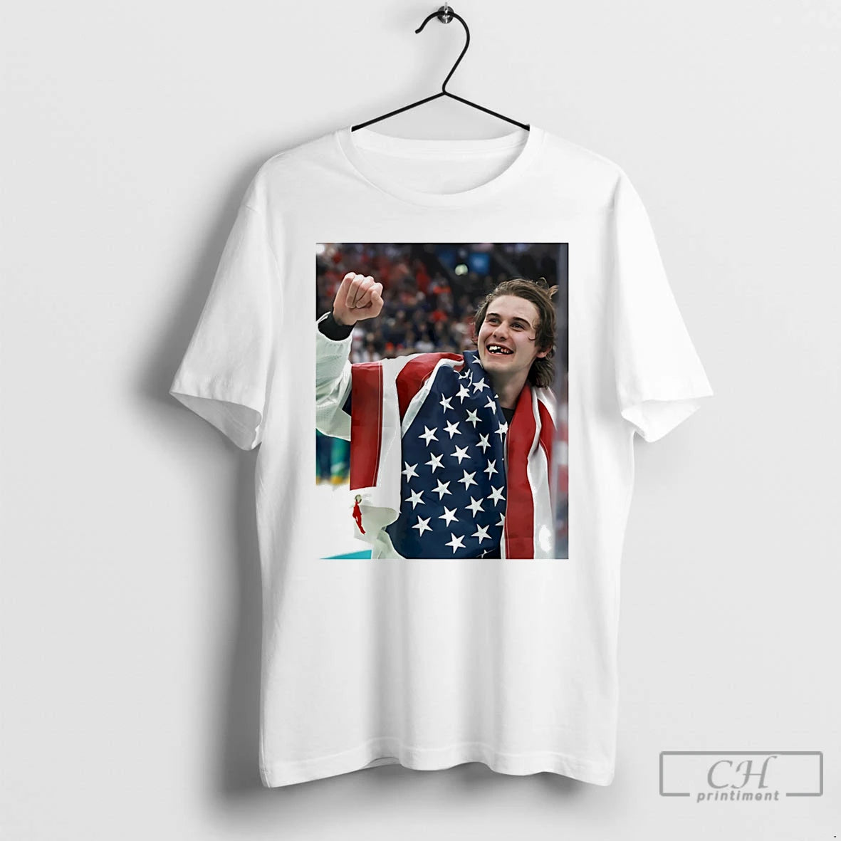 Classic Jack Hughes Teeth Loss Knockout T-Shirts, Hoodie, Sweatshirt | HypeDripTees.com