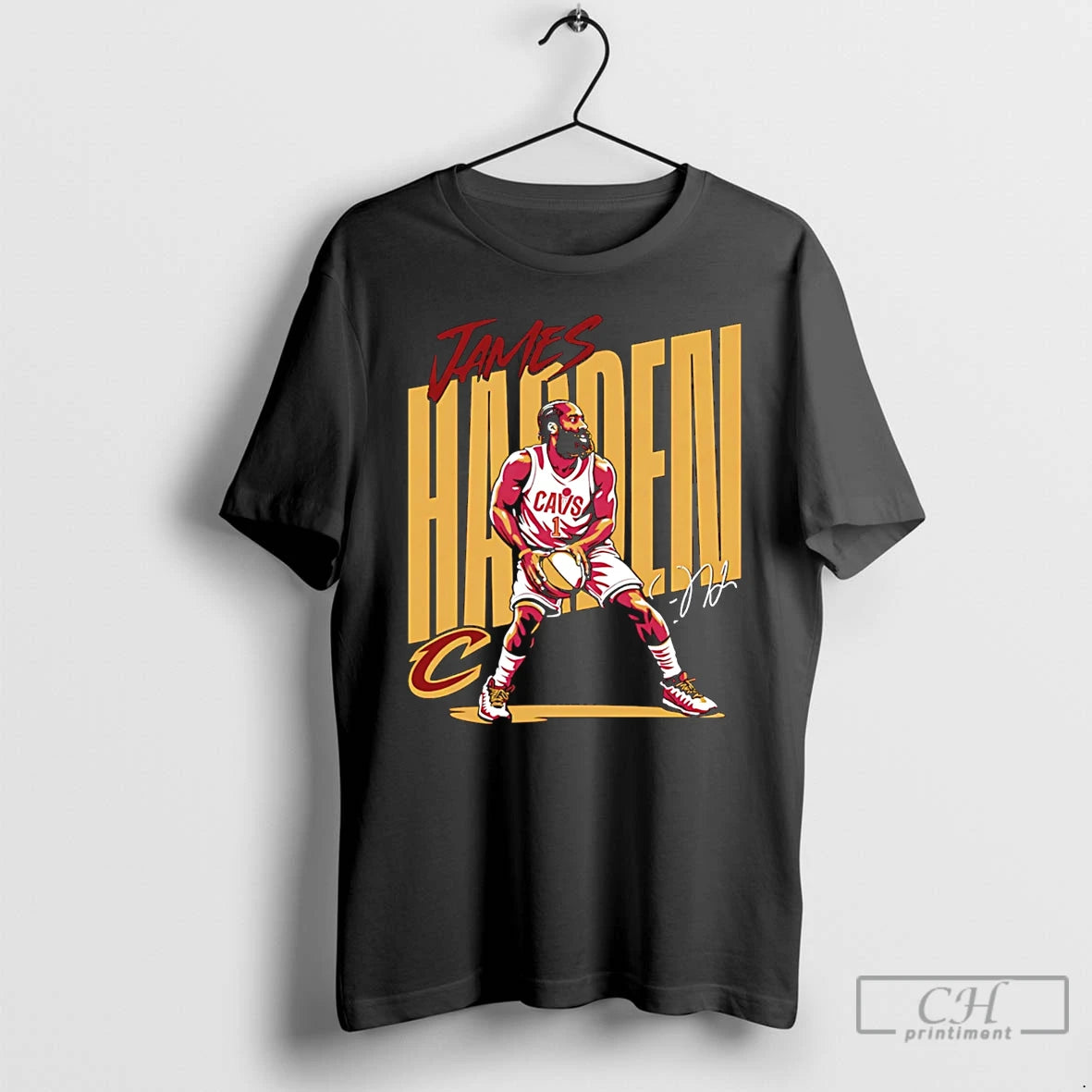 Classic James Harden Cleveland Cavaliers Vector Signature T-Shirts, Hoodie, Sweatshirt | HypeDripTees.com