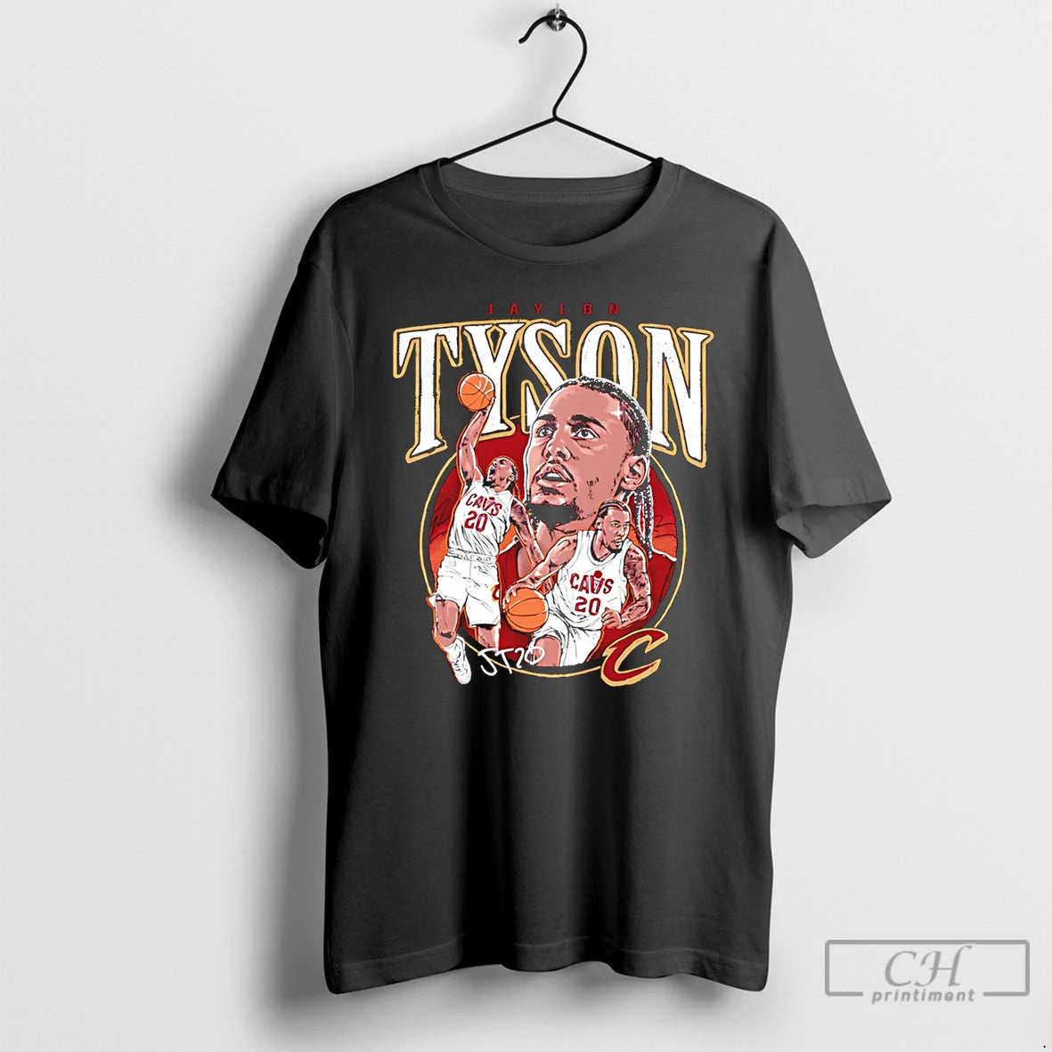 Classic Jaylon Tyson Cleveland Cavaliers Trio Signature T-Shirts, Hoodie, Sweatshirt | HypeDripTees.com
