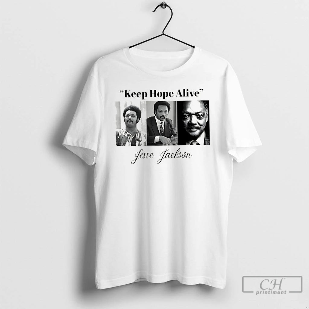 Classic Jesse Jackson Keep Hope Alive Graphic Vintage