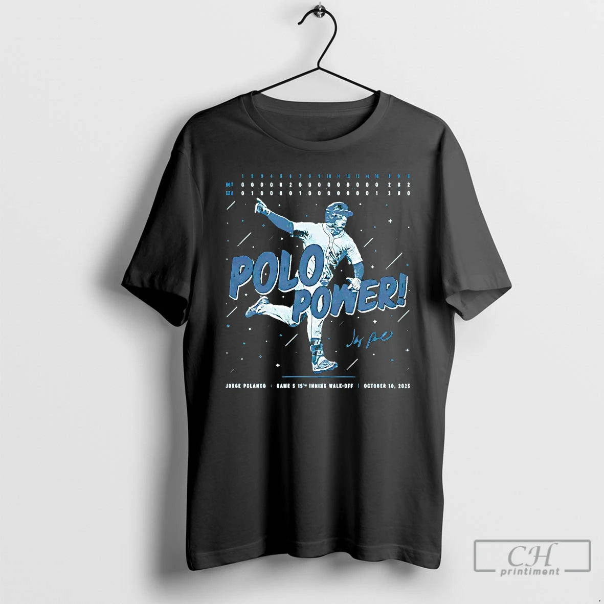 Classic Jorge Polanco Polo Power 15th Inning T Shirts