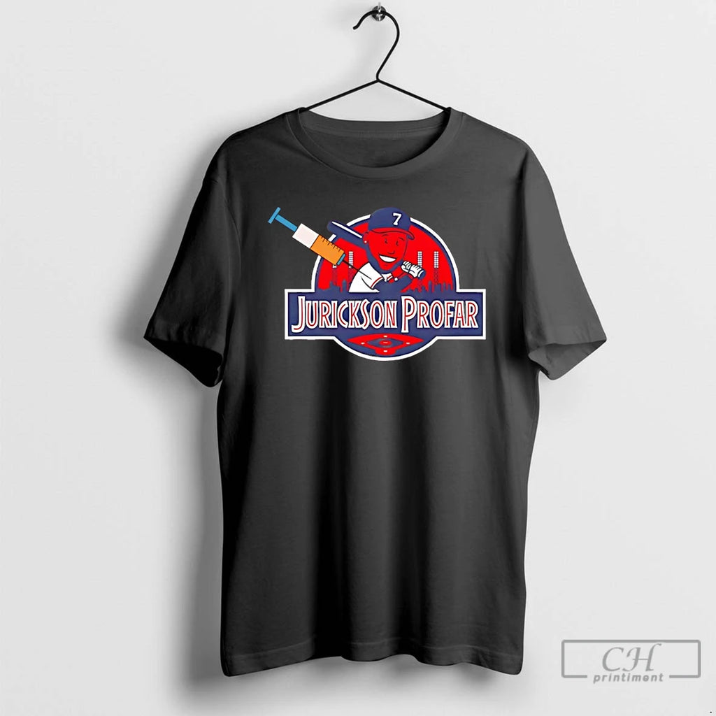 Classic Jurickson Profar 7 Atlanta Braves City Skyline