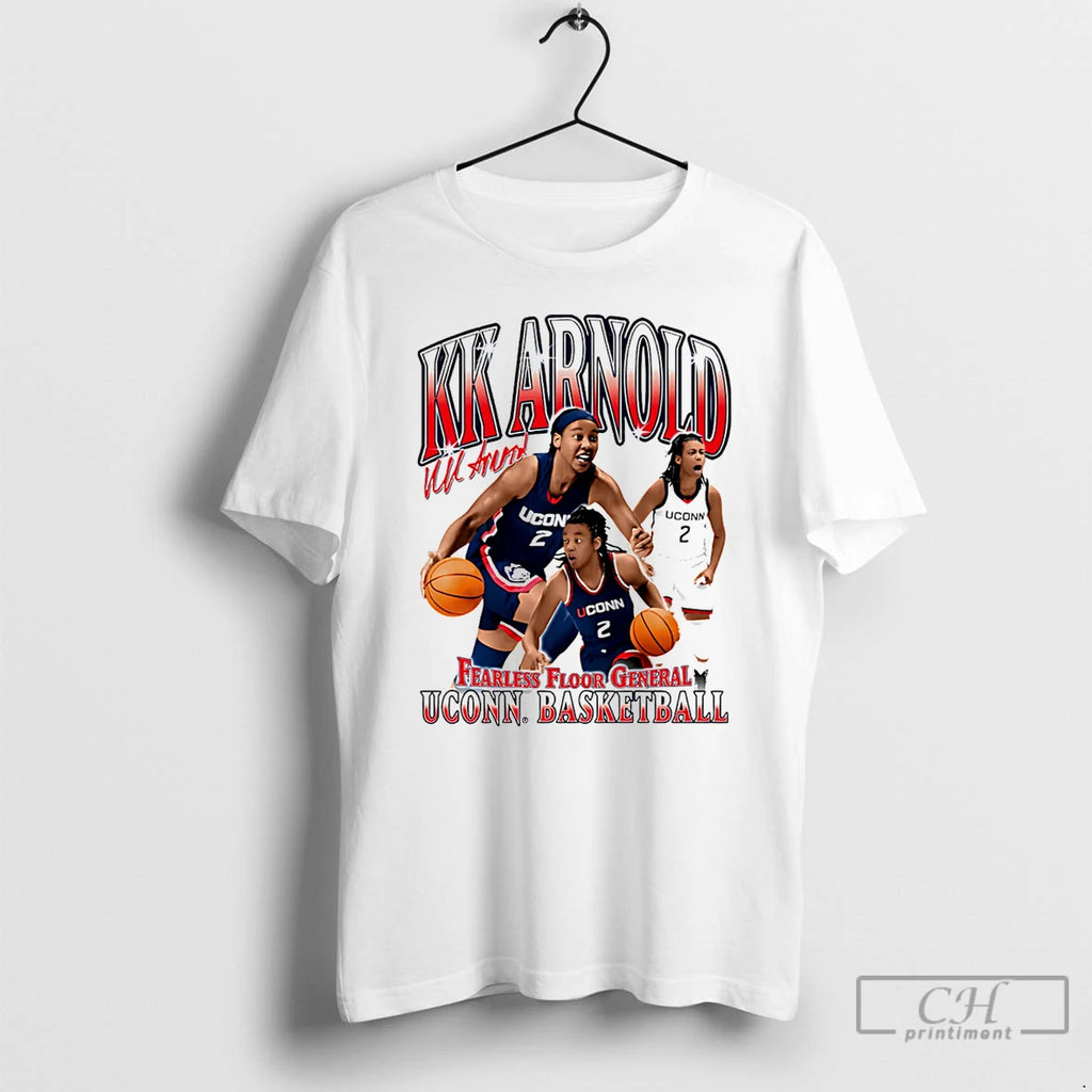 Classic Kk Arnold Uconn Huskies Fearless Floor General Graphic