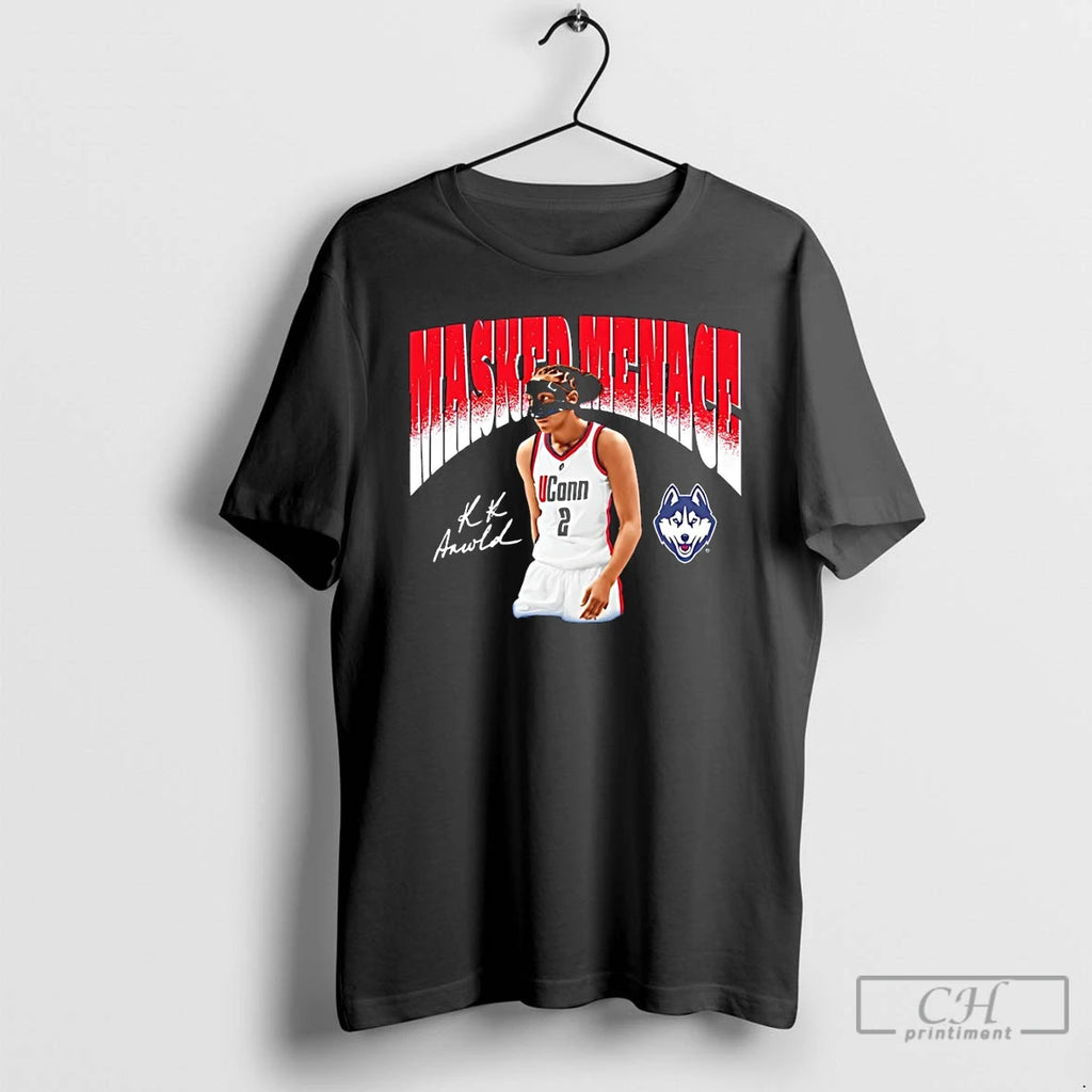 Classic Kk Arnold Uconn Huskies Basketball Masked Menace Signature