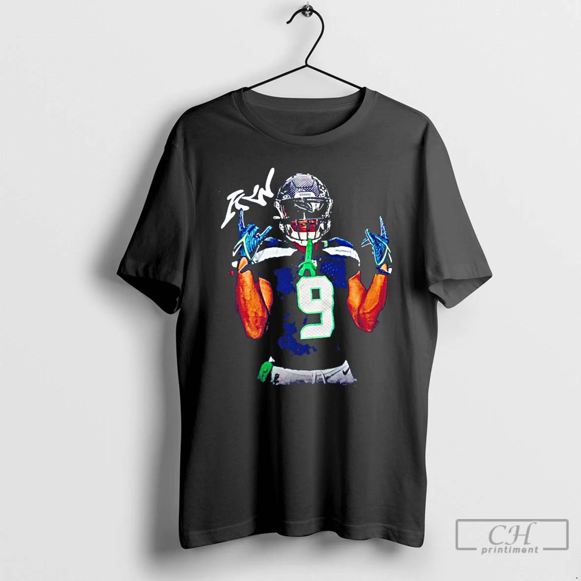 Classic Kenneth Walker Classic 90s Graphic Signature T-Shirts, Hoodie, Sweatshirt | HypeDripTees.com
