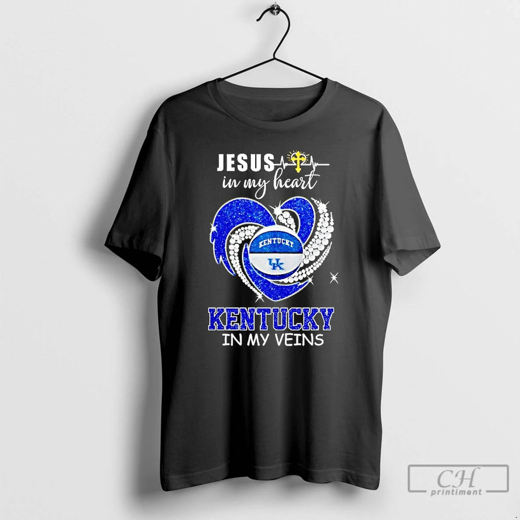 Classic Kentucky Wildcats In My Veins Jesus In My Heart