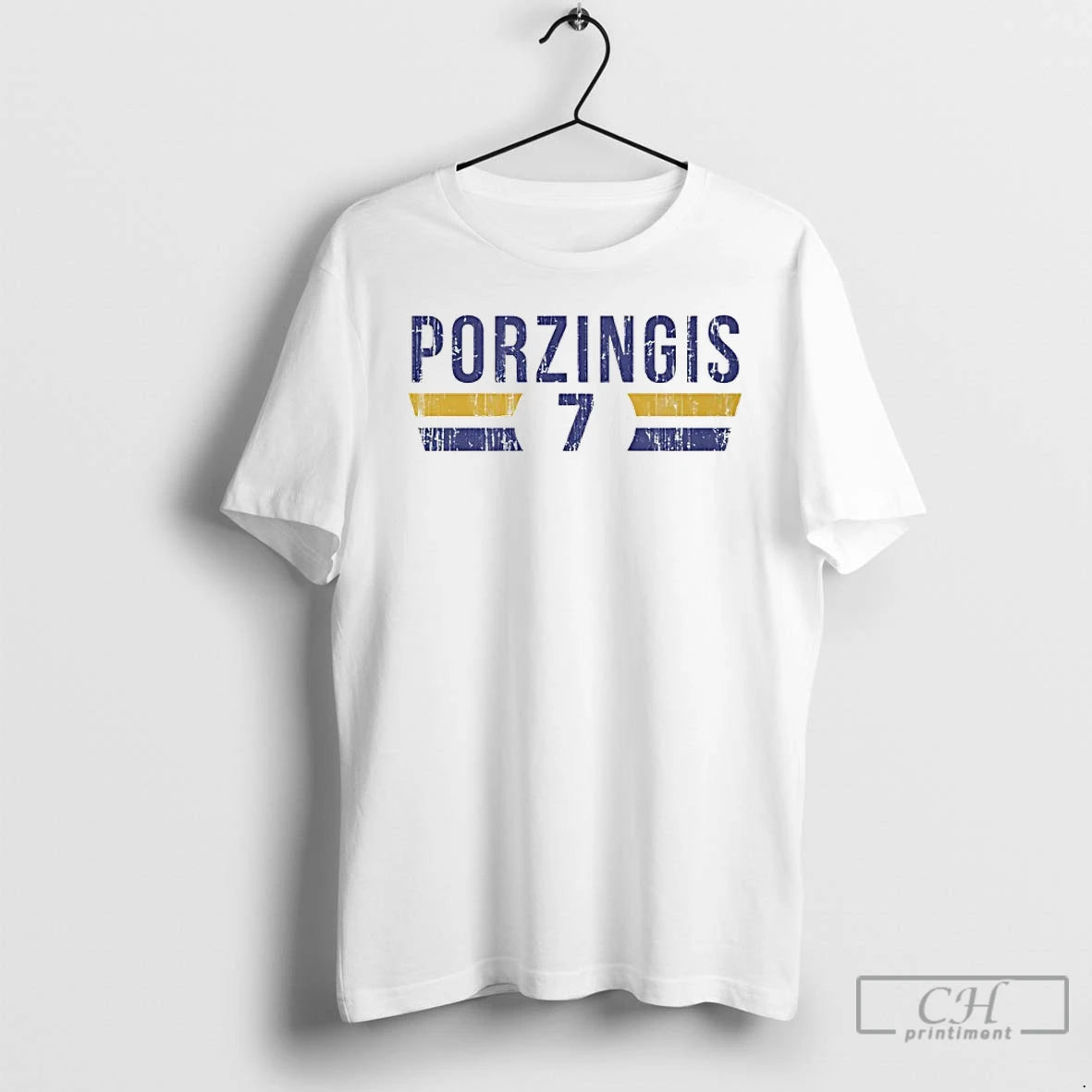 Classic Kristaps Porzingis 7 Golden State Warriors Name And Number T-Shirts, Hoodie, Sweatshirt | HypeDripTees.com