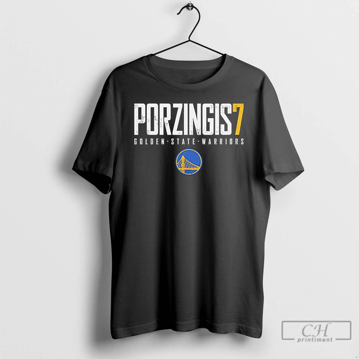 Classic Kristaps Porzingis Golden State Warriors Elite Number And Name T-Shirts, Hoodie, Sweatshirt | HypeDripTees.com