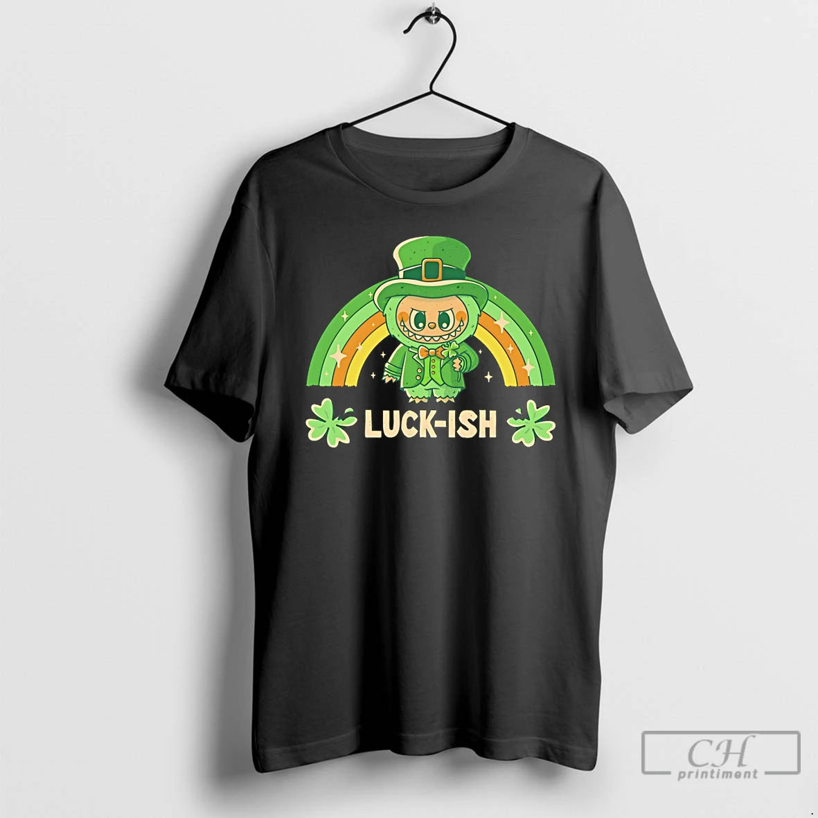 Classic Labubu Luck Ish Shamrock St Patrick Day 2026 T-Shirts, Hoodie, Sweatshirt | HypeDripTees.com