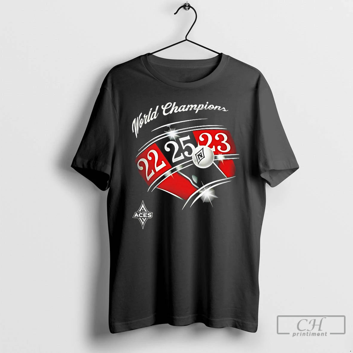 Classic Las Vegas Aces 2025 Wnba Finals Champions Celebration Elevated T Shirts