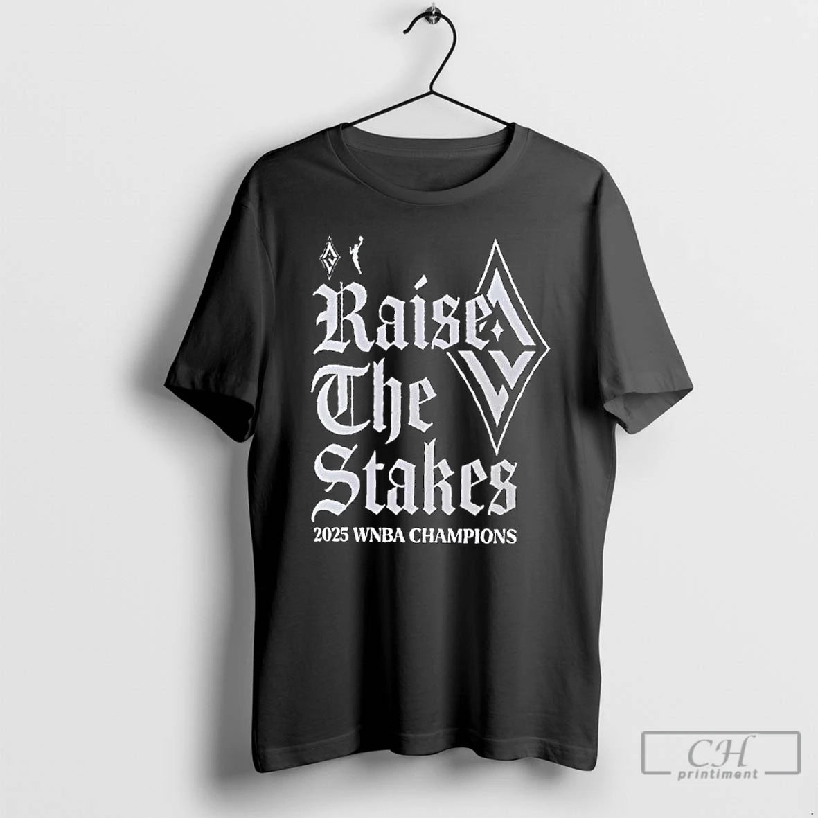 Classic Las Vegas Aces 2025 Wnba Finals Champions Raise The Stakes Ornaments T Shirts
