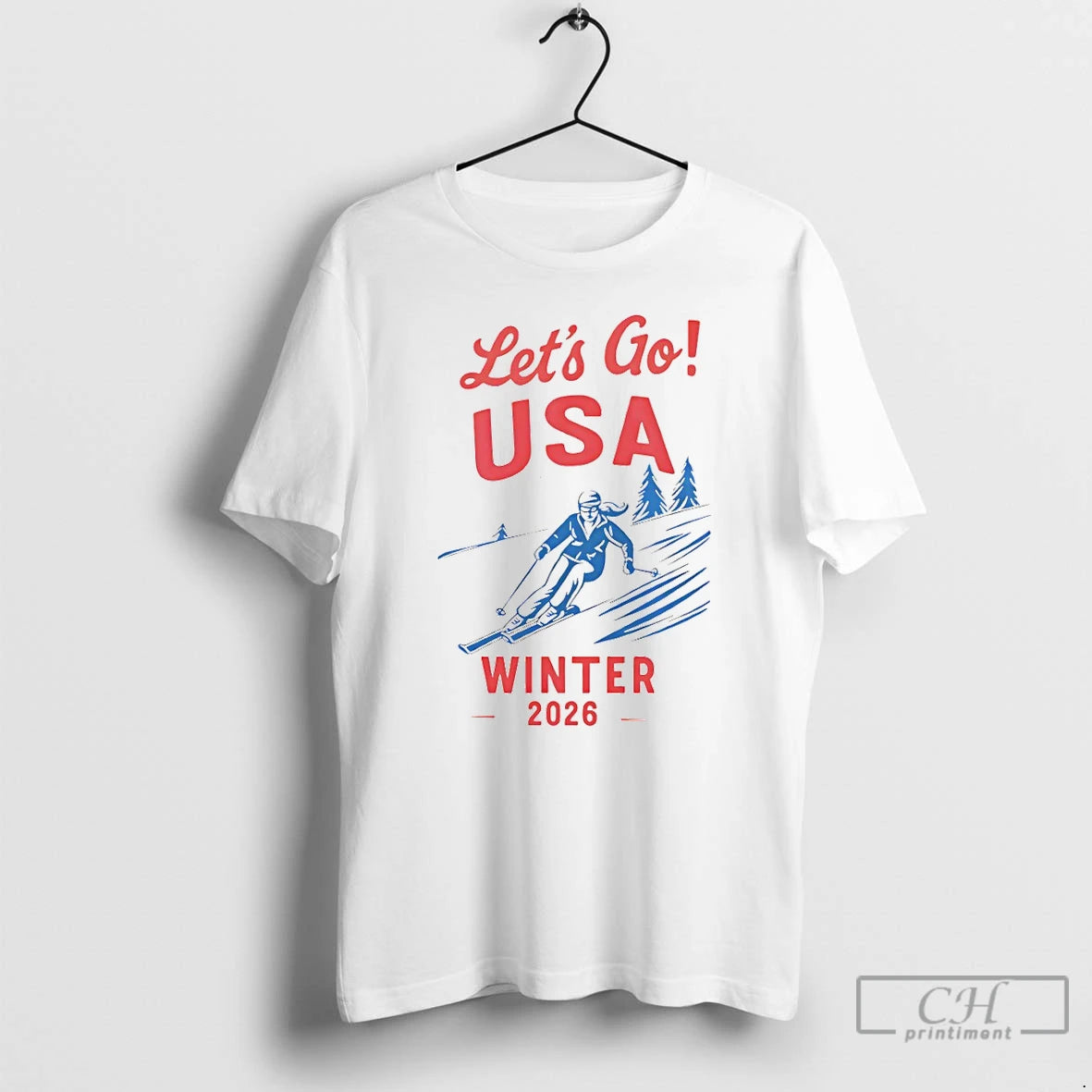Classic Lets Go Usa Winter Olympic 2026 Milano Cortina T-Shirts, Hoodie, Sweatshirt | HypeDripTees.com