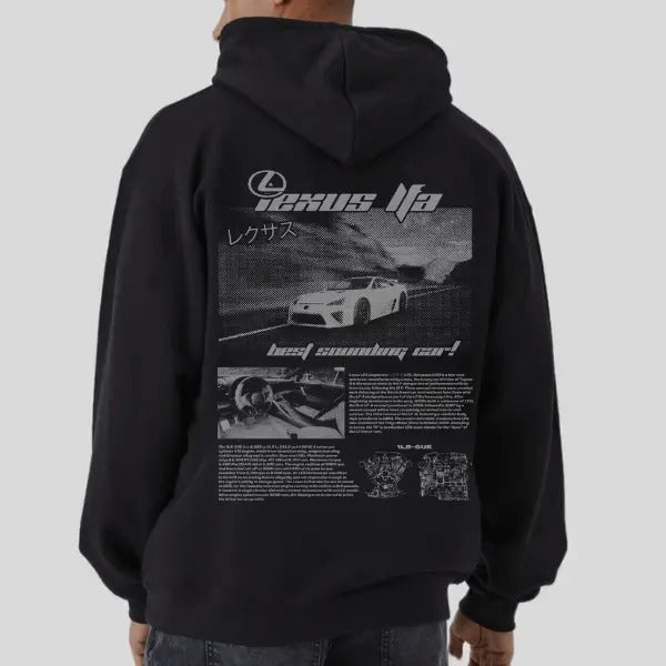 Classic Lexuss LFA Hoodie, Unisex, Menswear, Street Racing Shirt, Car Hoodie, Boyfriend Gift Gildan Hoodie   gifts Sweatshirt