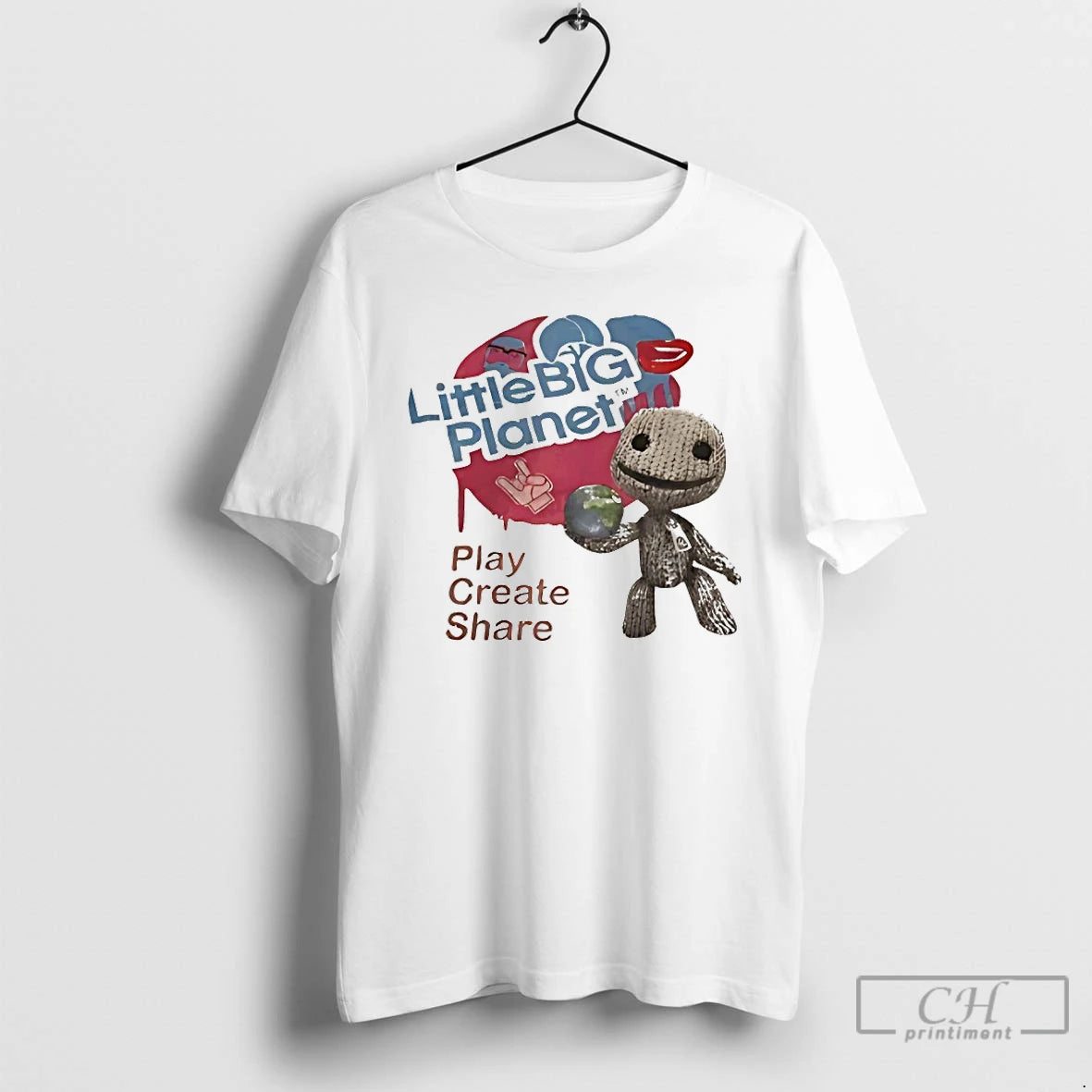Classic Little Big Planet Play Create Share T-Shirts, Hoodie, Sweatshirt | HypeDripTees.com