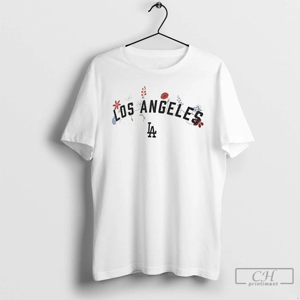 Classic Los Angeles Dodgers Elevated Botanical