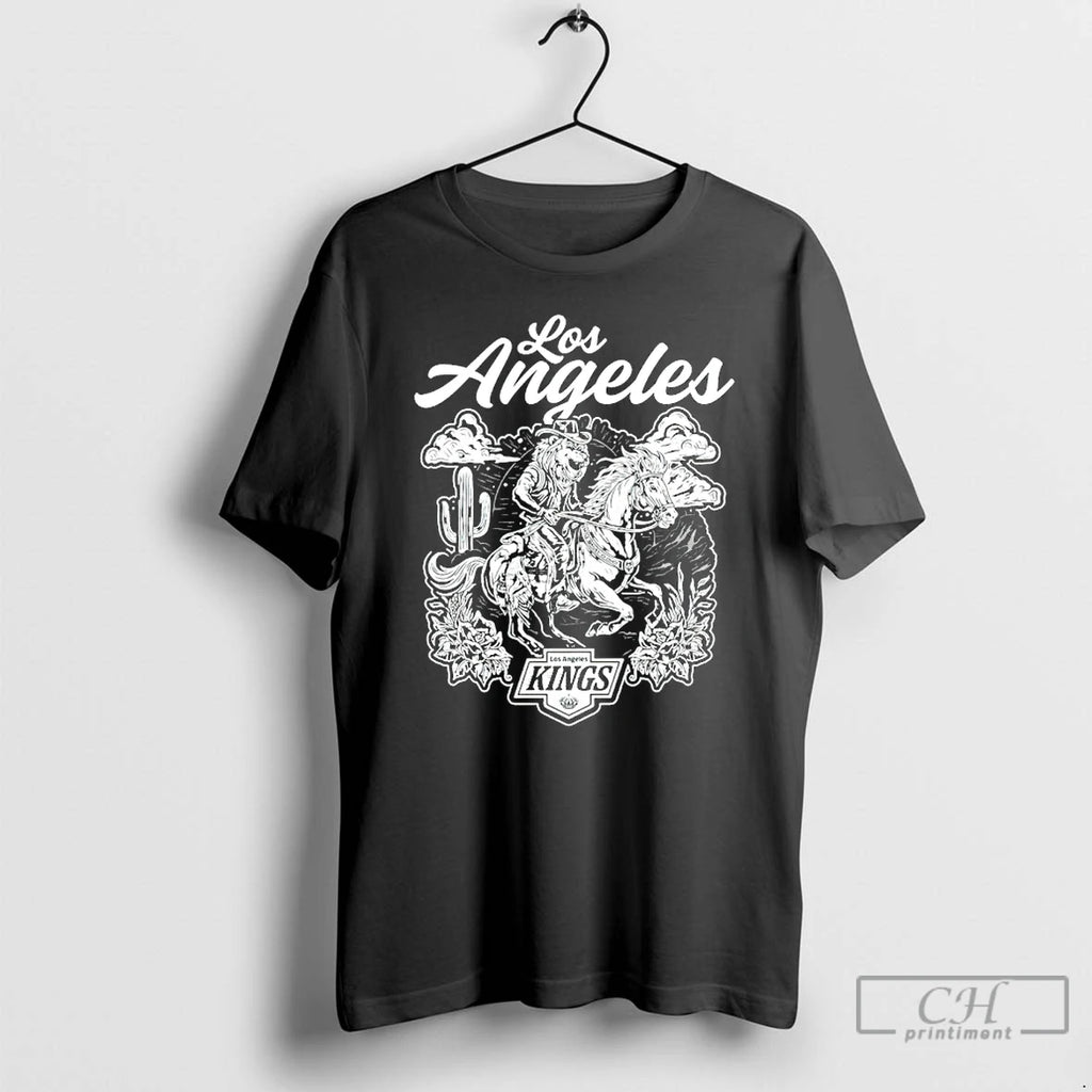 Classic Los Angeles Kings Lion Riding Horse