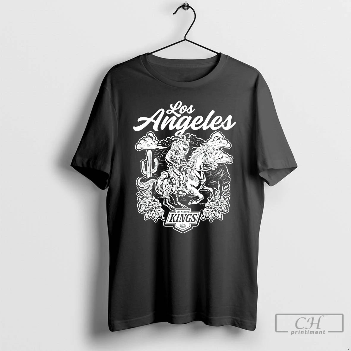 Classic Los Angeles Kings Lion Riding Horse T-Shirts, Hoodie, Sweatshirt | HypeDripTees.com
