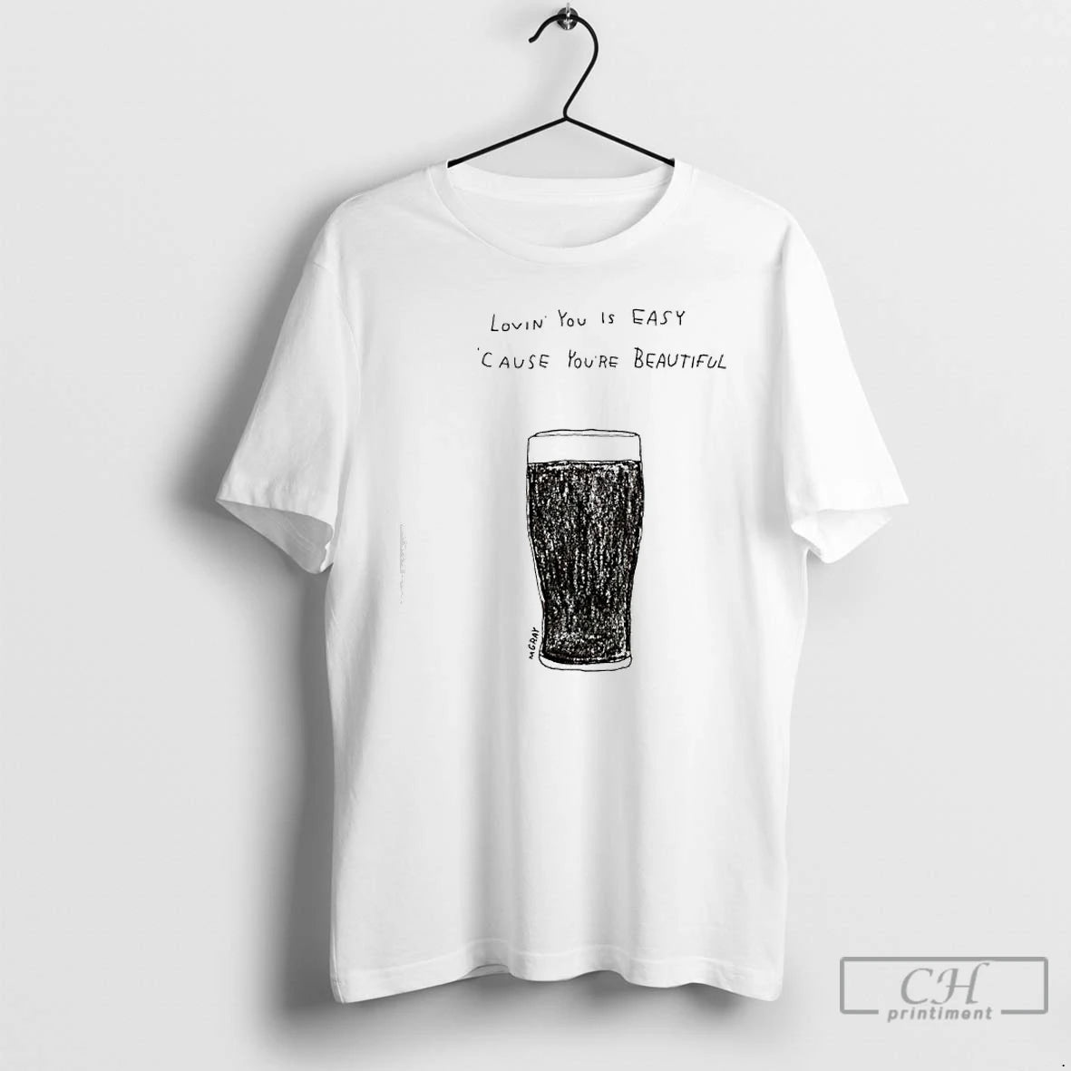 Classic Lovin You Is Easy Cause Youre Beautiful T-Shirts, Hoodie, Sweatshirt | HypeDripTees.com