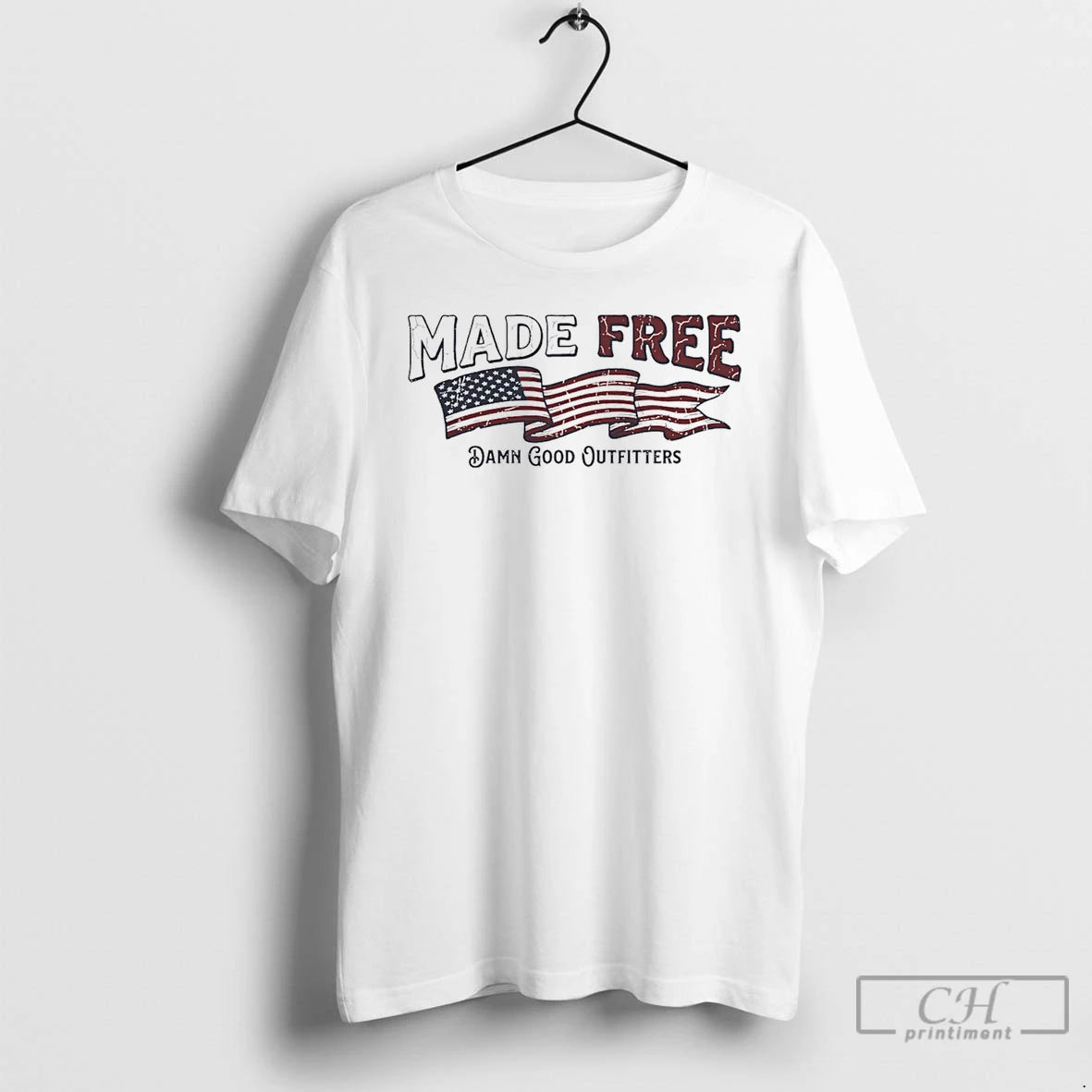 Classic Made Free Usa Flag Damn Good Outfitters T-Shirts, Hoodie, Sweatshirt | HypeDripTees.com