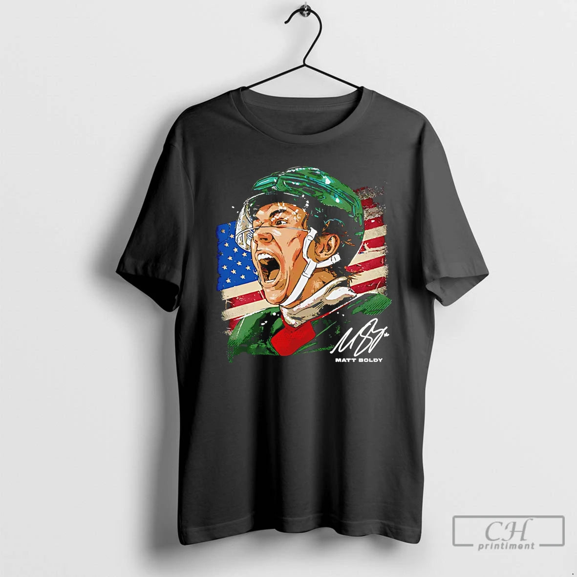 Classic Matt Boldy Minnesota Wild Usa Portrait Signature T-Shirts, Hoodie, Sweatshirt | HypeDripTees.com