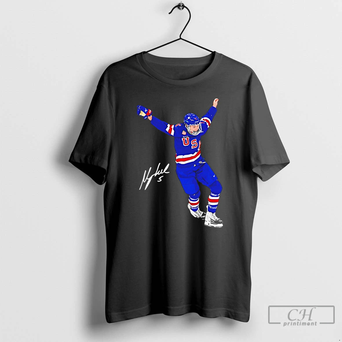 Classic Megan Keller Usa Womens Olympic Hockey Gold Champions 2026 Signature T-Shirts, Hoodie, Sweatshirt | HypeDripTees.com