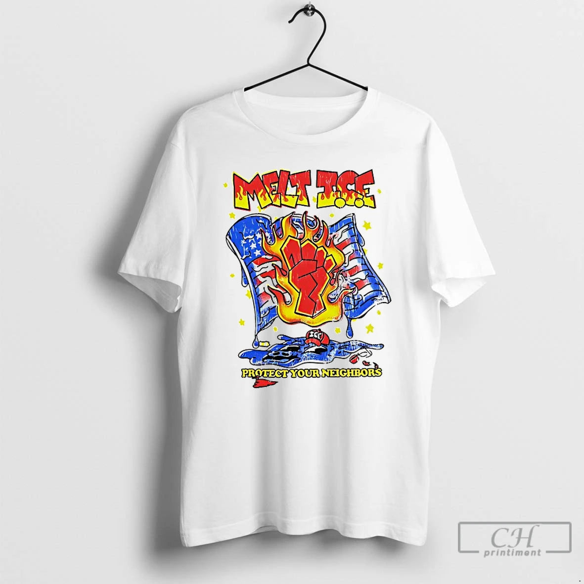 Classic Melt Ice Protect Your Neighbors T-Shirts, Hoodie, Sweatshirt | HypeDripTees.com