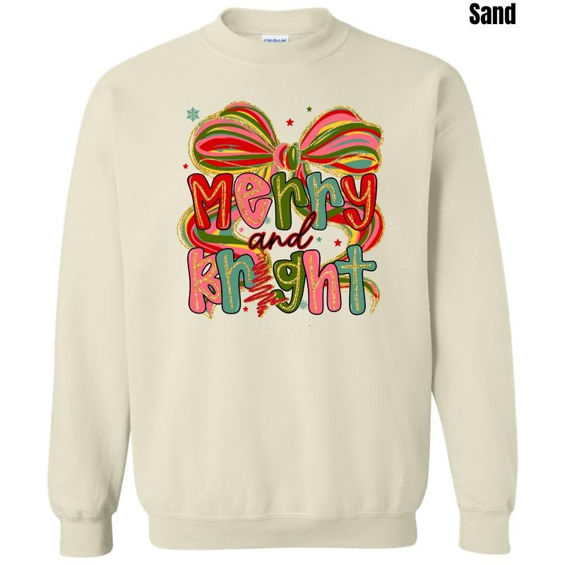 Classic Merry & Bright Sweatshirt 'NLB' T-Shirts, Hoodie | HypeDripTees.com