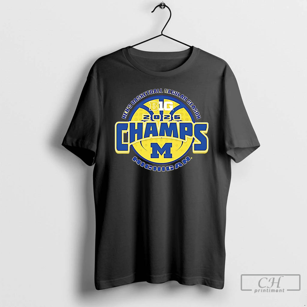 Classic Michigan Wolverines 2026 Big Ten Mens Basketball Regular Season Champions