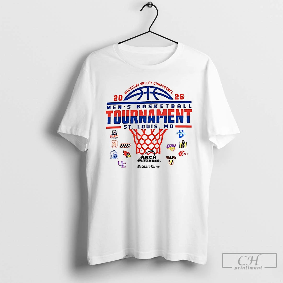 Classic Missouri Valley Conference 2026 Mens Basketball Tournament St Louis Mo T-Shirts, Hoodie, Sweatshirt