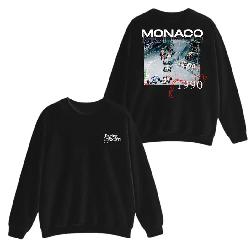 Classic Monaco F1 1990 T-shirt, Hoodie, Sweater, Car Enthusiast Shirt, Car Clothing, Unisex Sweatshirt | HypeDripTees.com