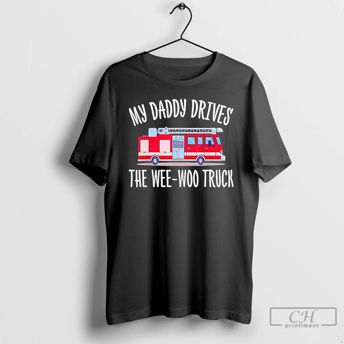 Classic My Daddy Drives The Wee Woo Truck T-Shirts, Hoodie, Sweatshirt | HypeDripTees.com