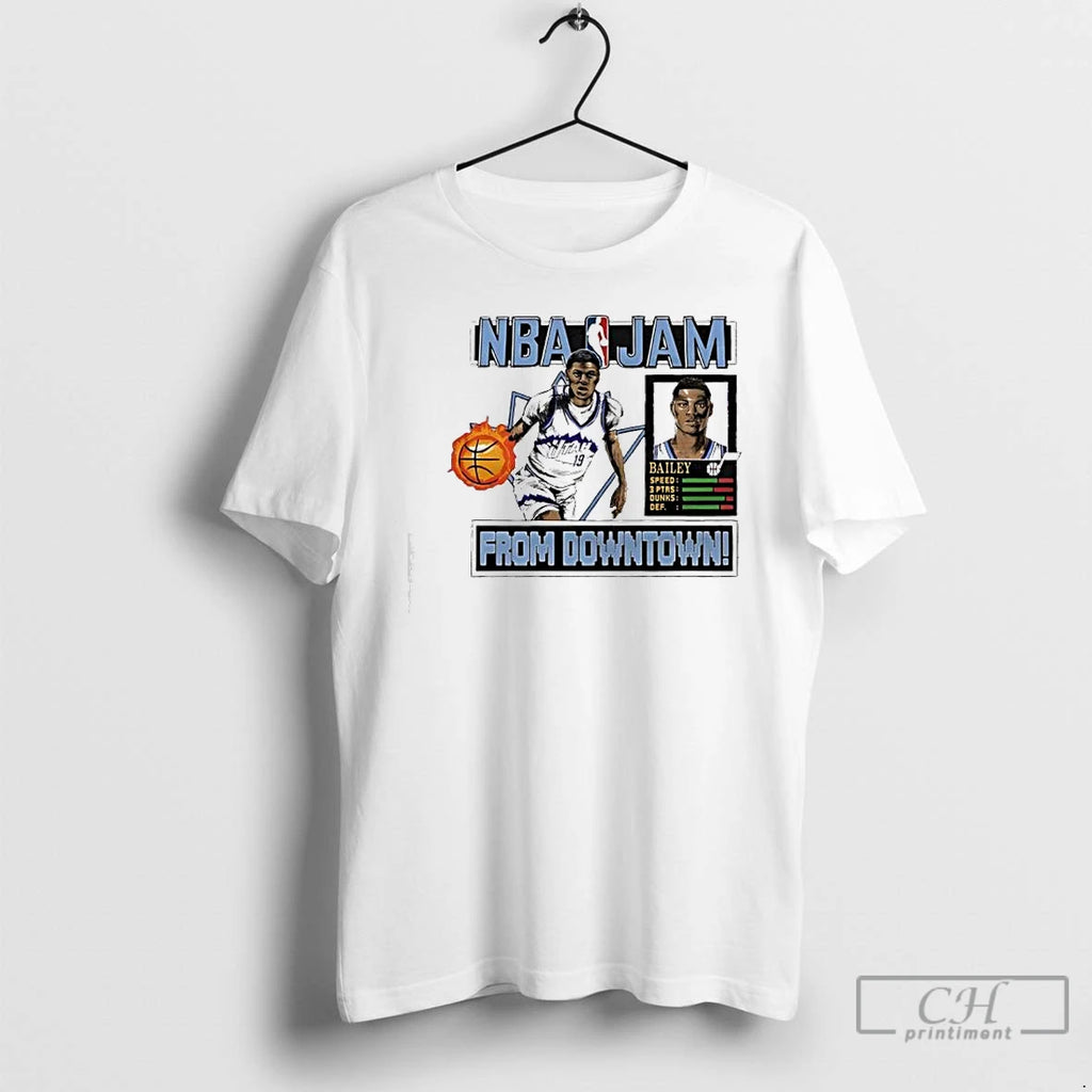 Classic Nba Jam Utah Jazz Ace Bailey From Downtown