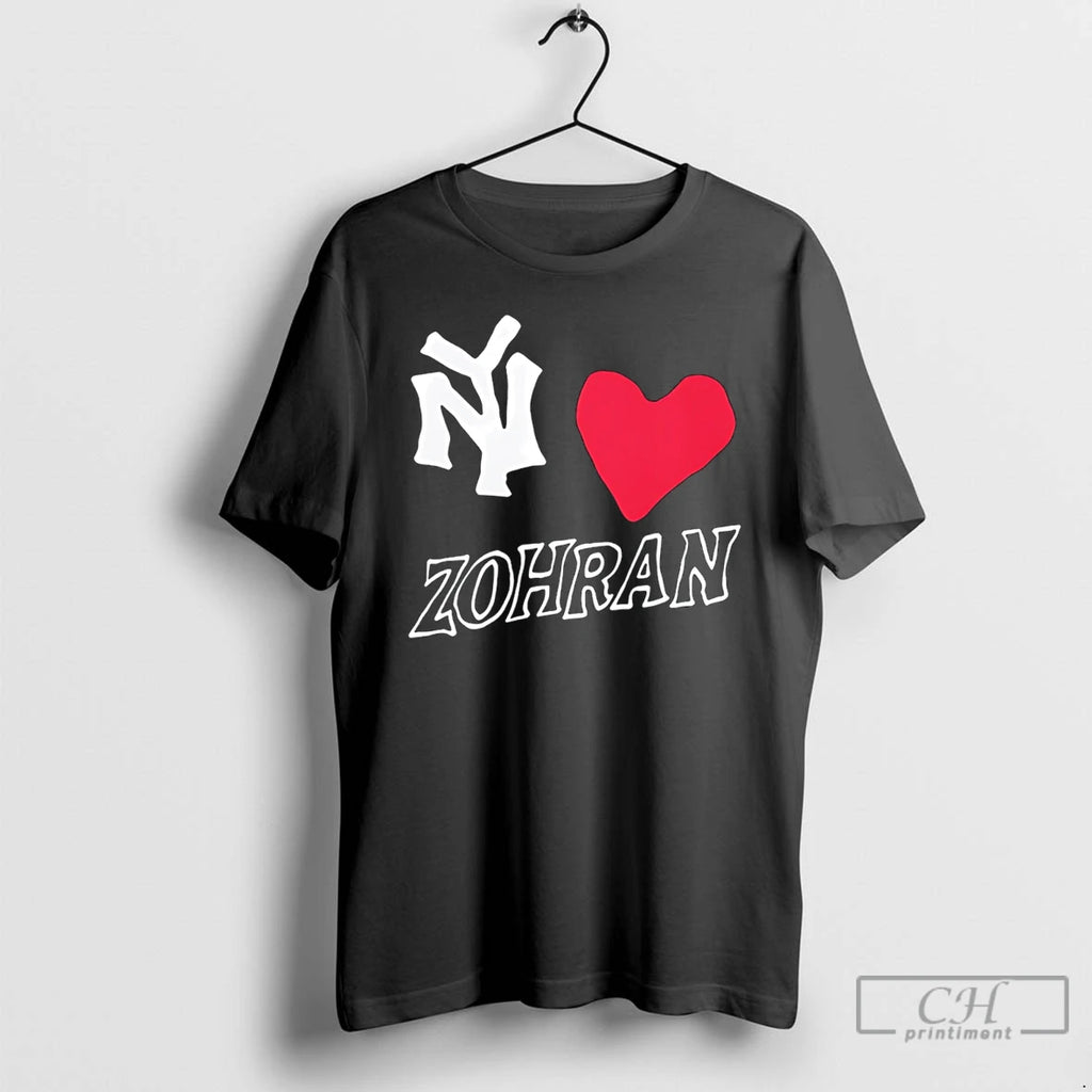 Classic Ny Loves Zohran Heart