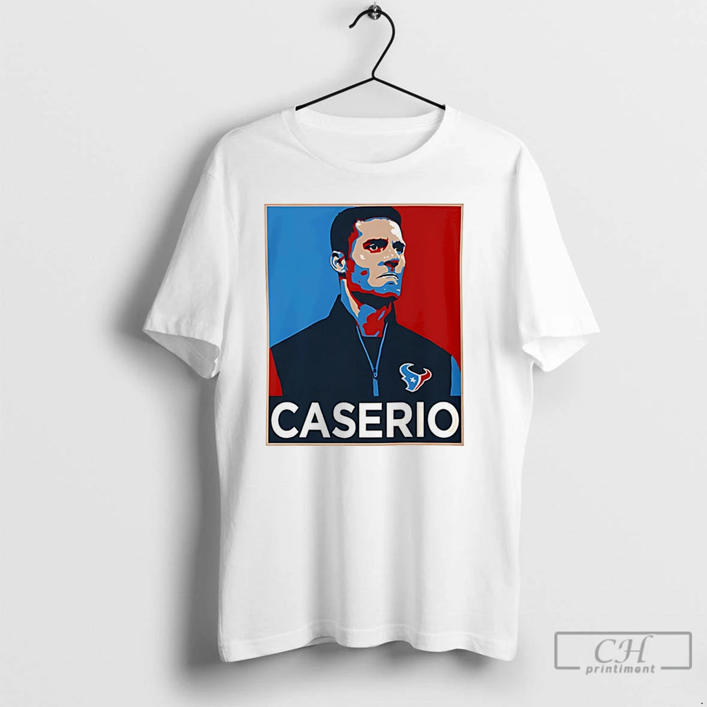 Classic Nick Caserio Houston Texans Paint Graphic