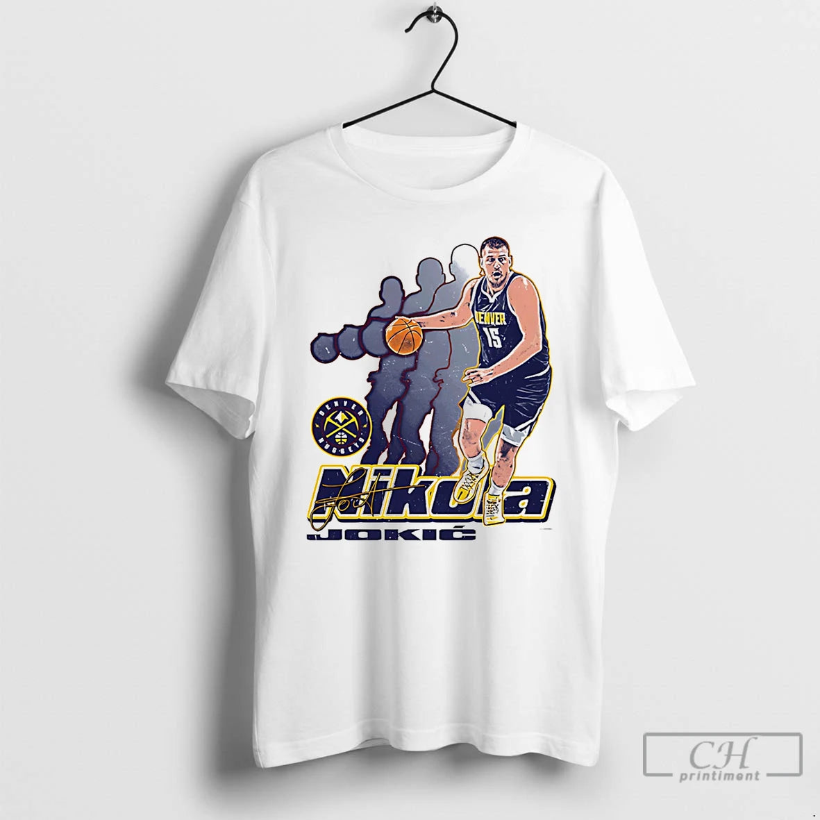 Classic Nikola Jokic Denver Nuggets Retro Signature T-Shirts, Hoodie, Sweatshirt | HypeDripTees.com