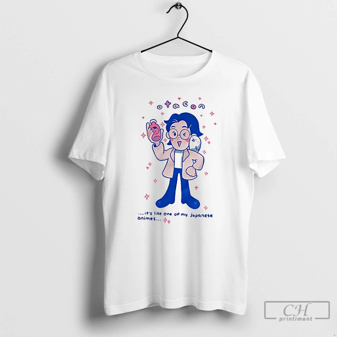 Classic Otacon Its Like One Of My Japanese Animes T-Shirts, Hoodie, Sweatshirt | HypeDripTees.com